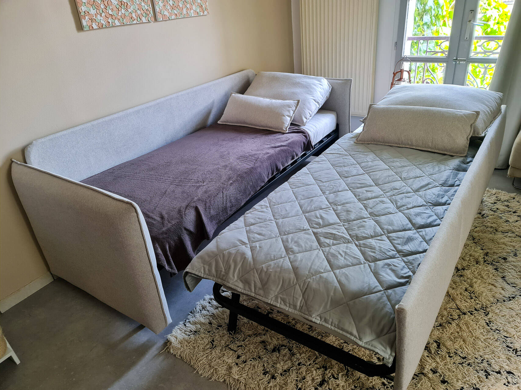 Ikea single pull store out bed